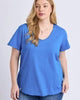 ELM PIMA VEE TEE | Blue